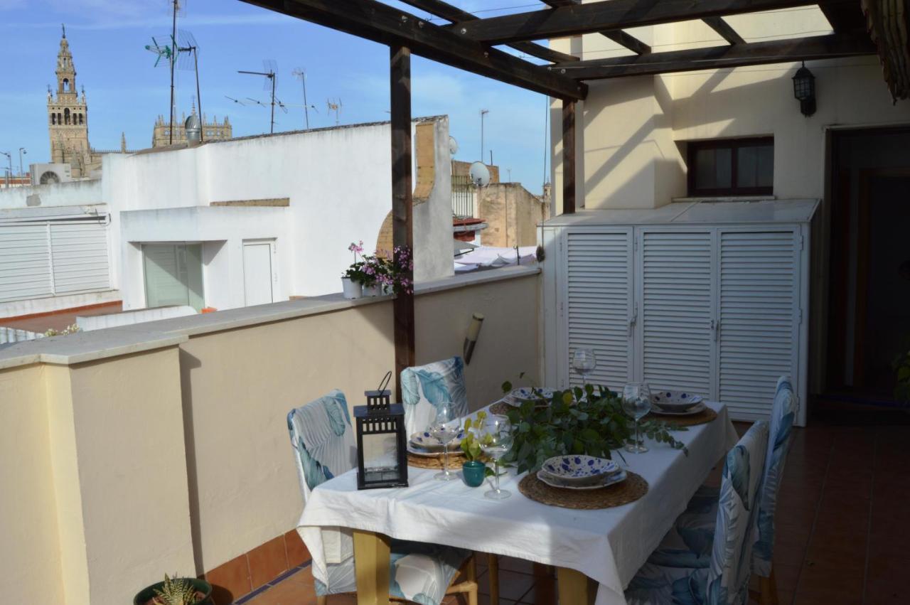 Homeyseville-Amazing Penthouse Giralda Views 8 Pax, Parking Optional Экстерьер фото